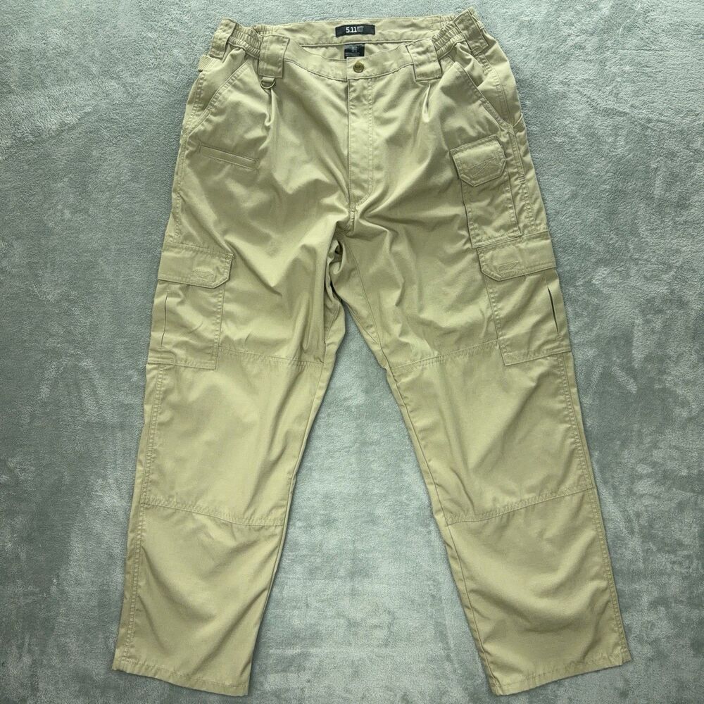 511 Tactical Pants Men 36x30 Khaki Ripstop Cargo Utility Workwear Uniform Tan